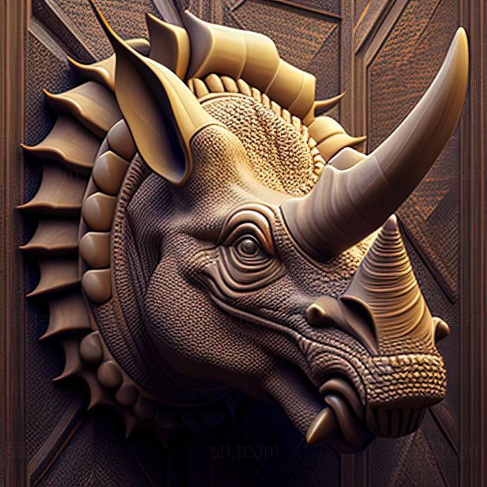 3D model Ajkaceratops (STL)